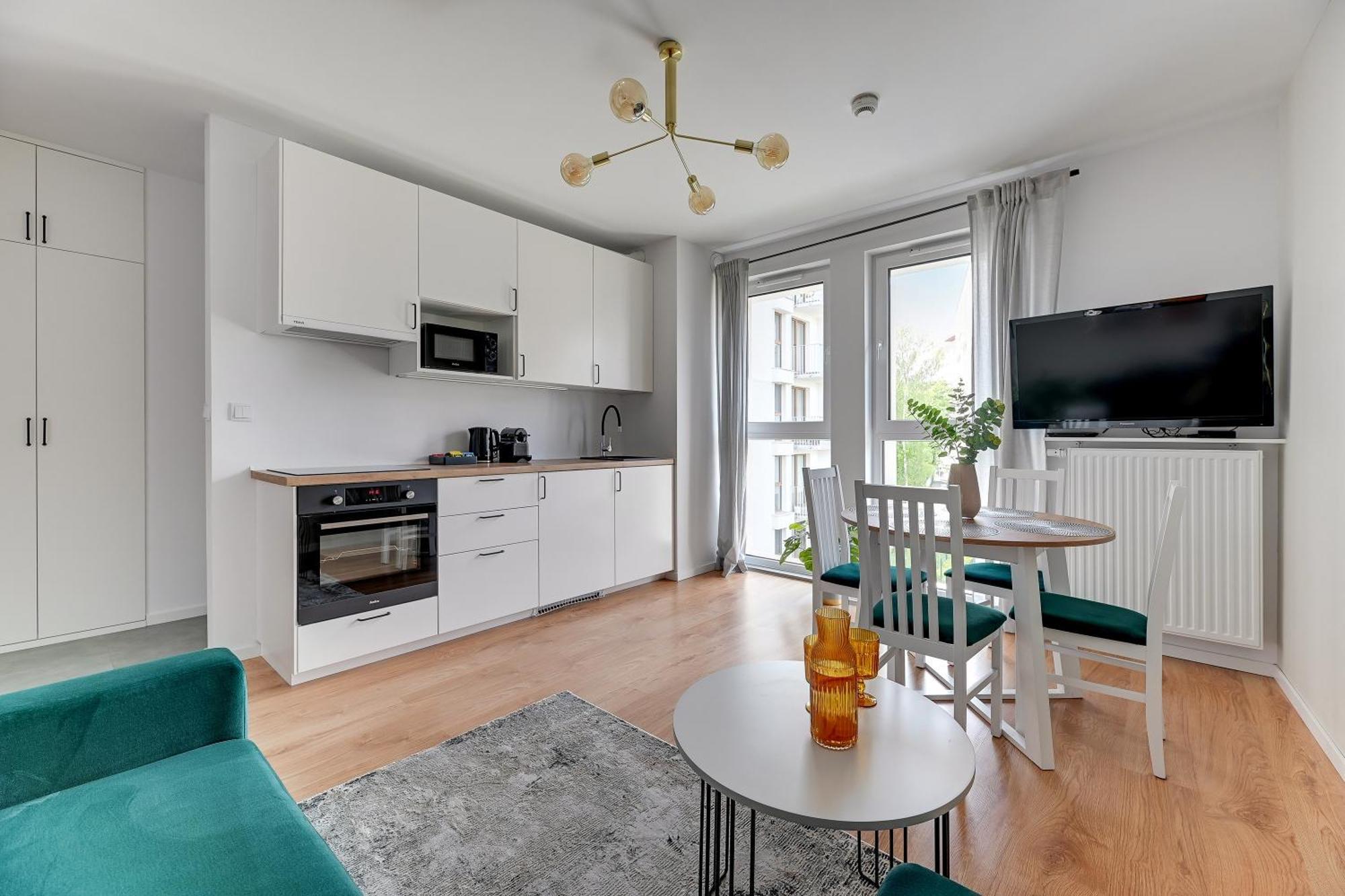 Aura 40 City Center By Downtown Apartments Gdańsk Rum bild