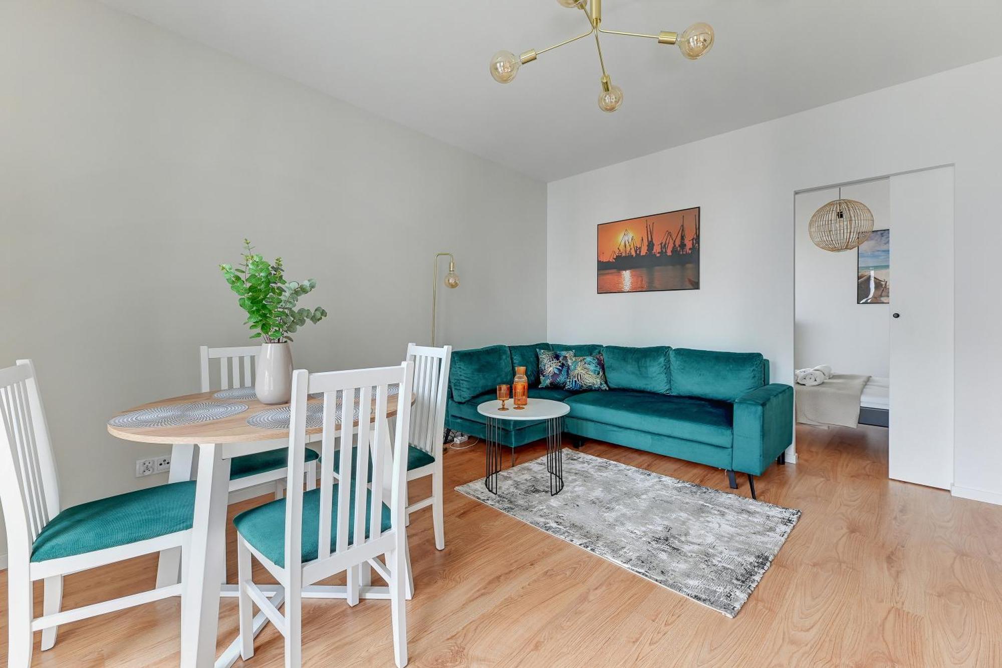 Aura 40 City Center By Downtown Apartments Gdańsk Rum bild