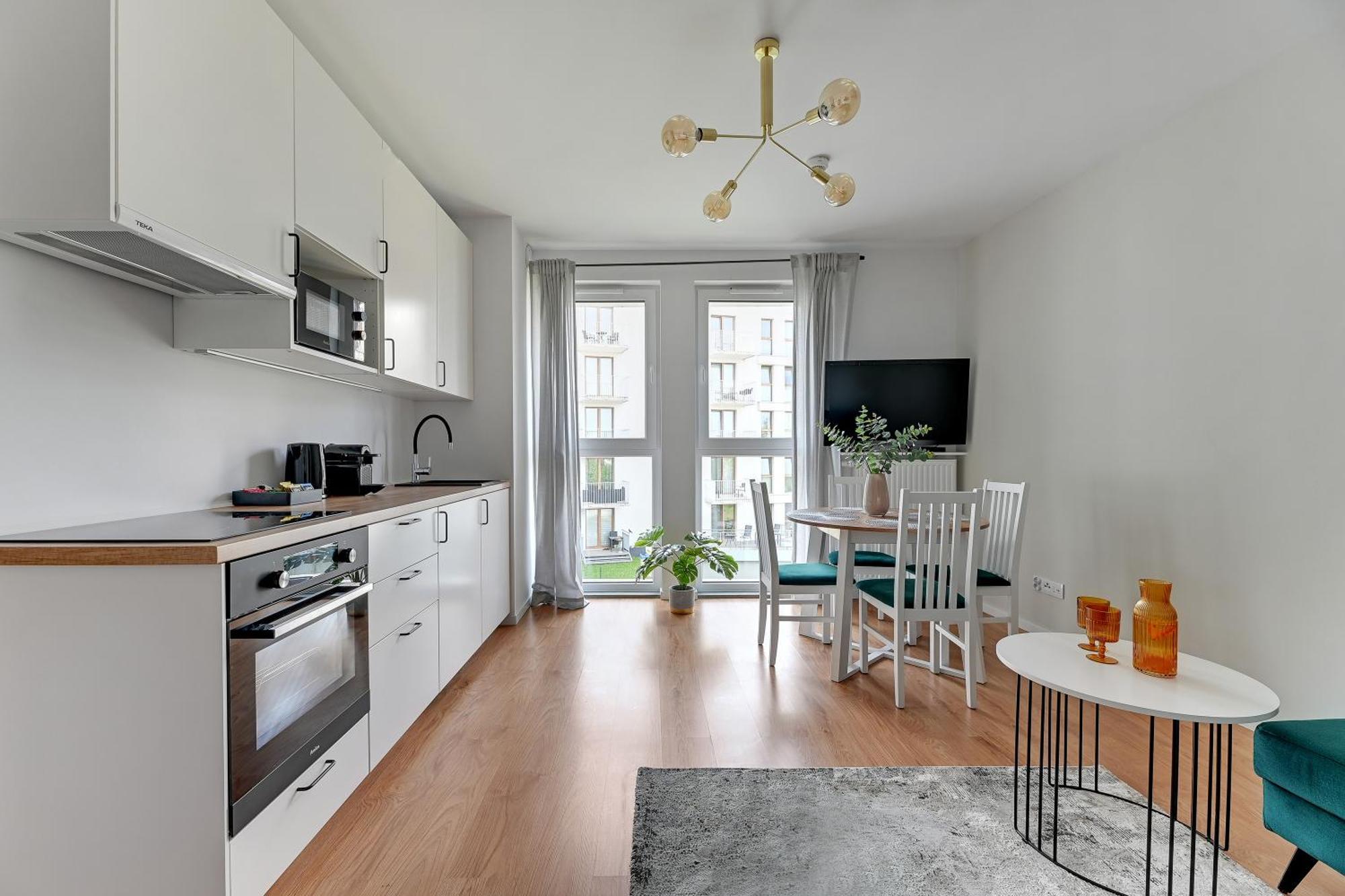 Aura 40 City Center By Downtown Apartments Gdańsk Rum bild